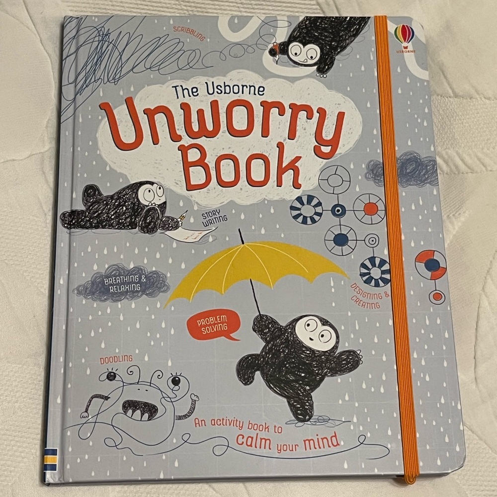 NEW Usborne Unworry Book Kids Anxiety Worry Workbook